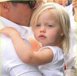 Brad Pitt regala diamantes a su hija Shiloh