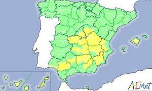 El fuerte calor mantiene 17 provincias en alerta amarilla por las altas temperaturas