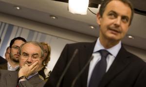 Solbes y Zapatero, el pragmático frente al líder ideologizado
