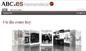 La blogosfera aprueba con nota la hemeroteca de ABC