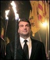 Laporta participa en la tradicional marcha de antorchas | JOB VERMULEN