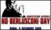 Cartel que llama a la manifestación en contra de Silvio Berlusconi / FACEBOOK