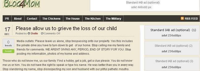 Desata la polémica en internet por contar en Twitter la muerte de su hijo