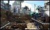 La exacavación en la que se han encontrado los restos de la primera casa de la época de Jesús, en Nazaret /AFP