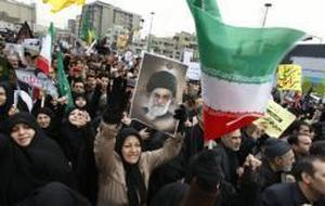 regimen, irani, lanza, seguidores, calle, grito, muerte, musavi