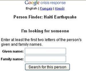 Google lanza un buscador de víctimas en Haití