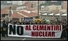 Manifestación antinuclear convocada contra la posible decisión de Ascó de solicitar el almacén nuclear / EFE