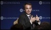 El presidente del Gobierno, José Luis Rodríguez Zapatero, durante su intervención ayer en el Consejo Atlántinco / EFE