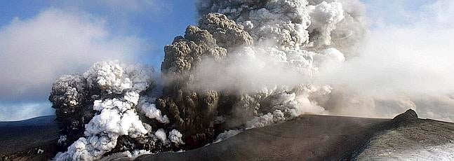 La nube de ceniza se dirige al Mediterráneo