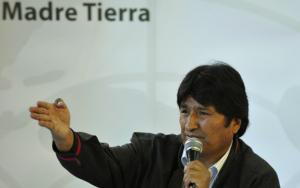 AFP  Evo Morales, durante una rueda de prensa ayer en Cochabamba