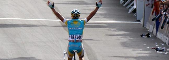 Vinokourov impone su estado de forma