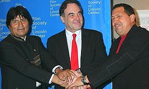 Chávez y Morales arroparán a Oliver Stone en el estreno de su última película en Madrid