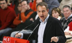 Zapatero participa en su primer acto con el PSOE tras anunciar el recorte de 15.000 millones
