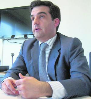 JORDI ROMEU  Rafael Coloma, en un momento de la entrevista