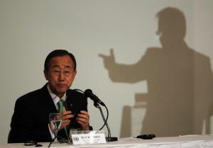 EFE  Ban Ki Moon en una rueda de prensa ayer en Río de Janeiro