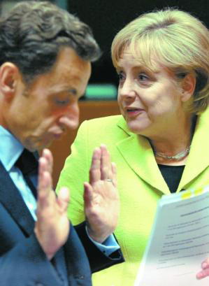 Merkel y Sarkozy se han topado con las divergencias de dos modelos económicos distintos / ABC