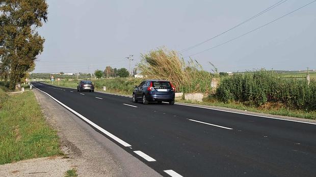 Imagen de la carretera a la que se refiere el Partido Popular