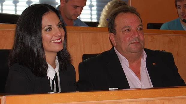 Los concejales de C's, Ana González y Pedro Taborda