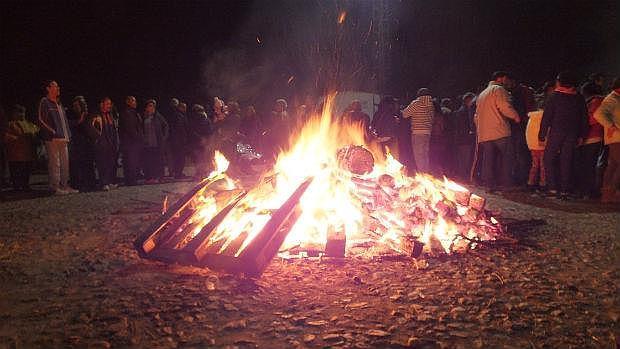 Las luminarias por San Antón son una tradición en Guadix