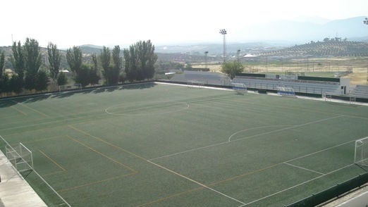 Estadio municipal cerrado por la plaga de orugas