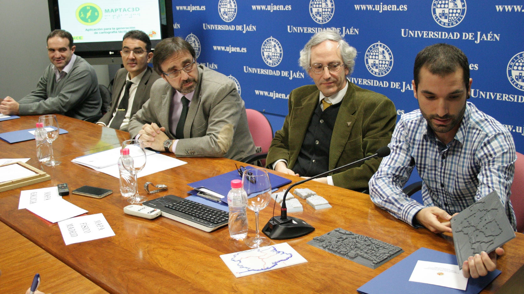 Presentación de la aplicación en la Universidad de Jaén.