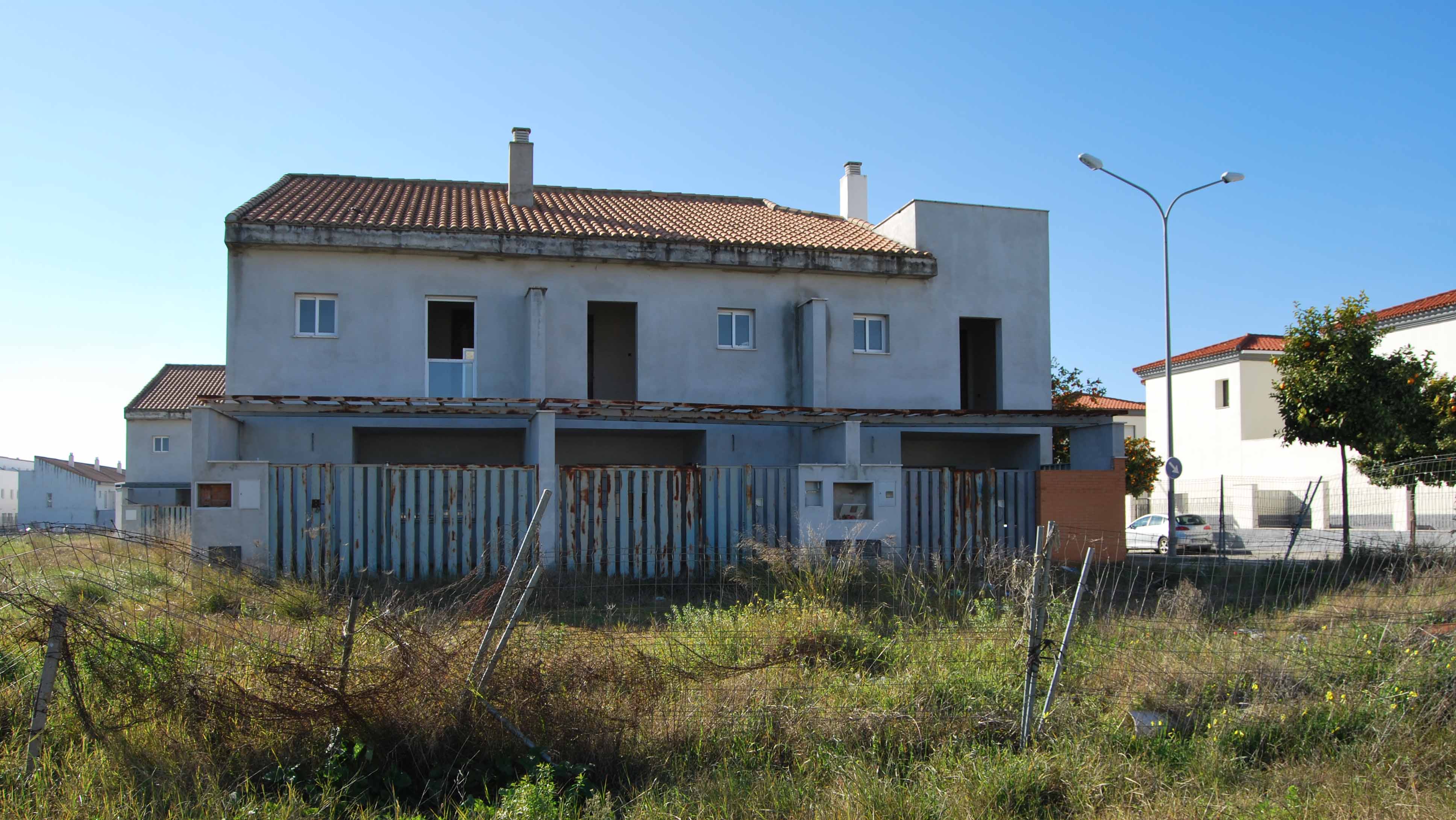 Algunas de las viviendas de Utrera que permanecen vacías