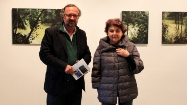 Carmen Laffón acompañada por Javier Buzón/ABC