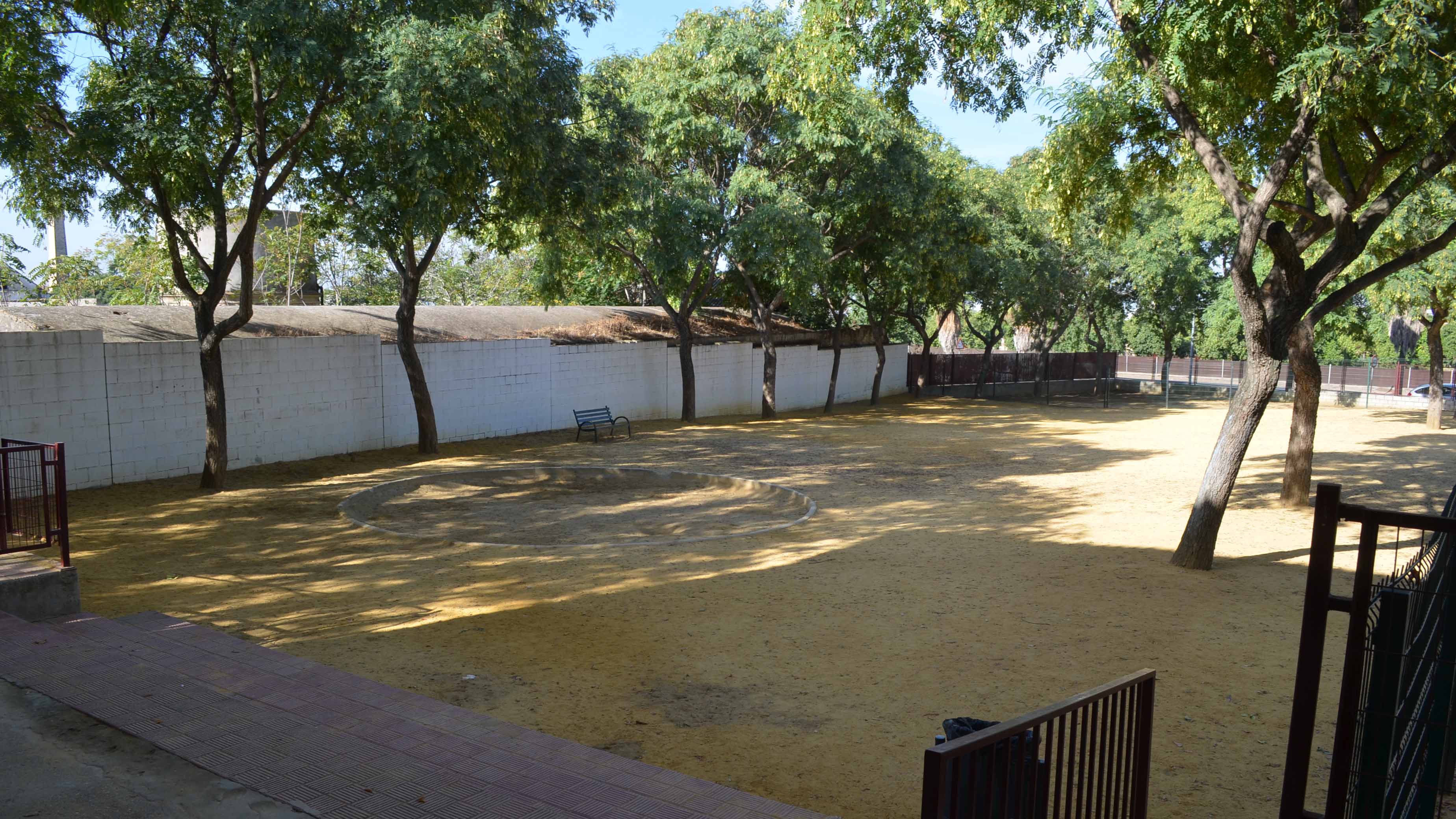 El patio del colegio de La Fontanilla de Utrera/ A. F.