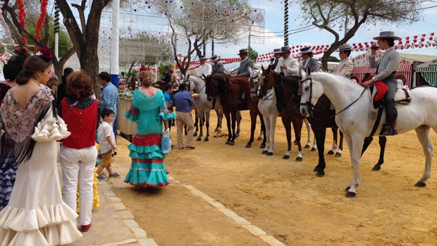 Ambiente en la feria, este pasado sábado / L.M.