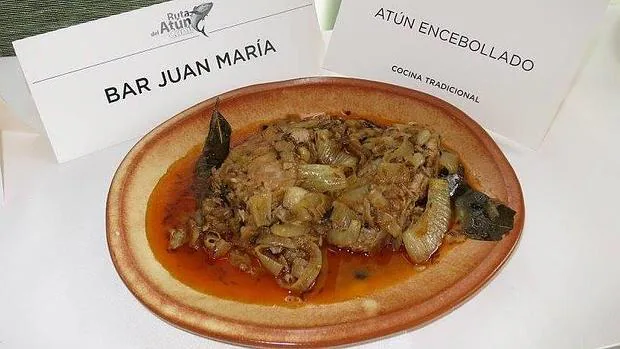El atún encebollado de Bar Juan María, ha sido uno de los tres primeros premios en la categoría tradicional.