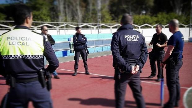 Una parte del curso que se ha realizado sobre tácticas policiales