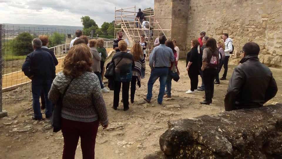 El grupo de utreranos en su visita a Córdoba