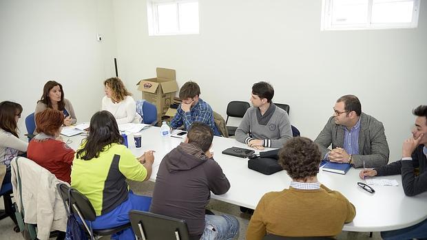 Reunión que se realizó en el Consejo de Juventud