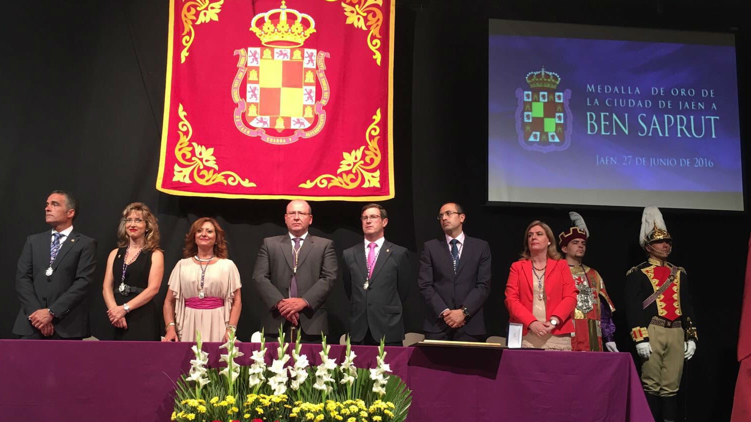 Ceremonia de entrega de la medalla de oro de Jaén al diplomático del siglo X Hasday Ben Saprut