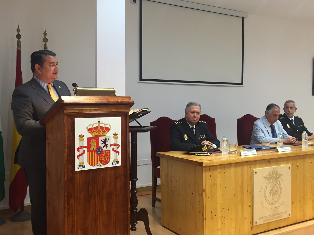 Un momento del acto presidido por el delegado del Gobierno en Andalucía