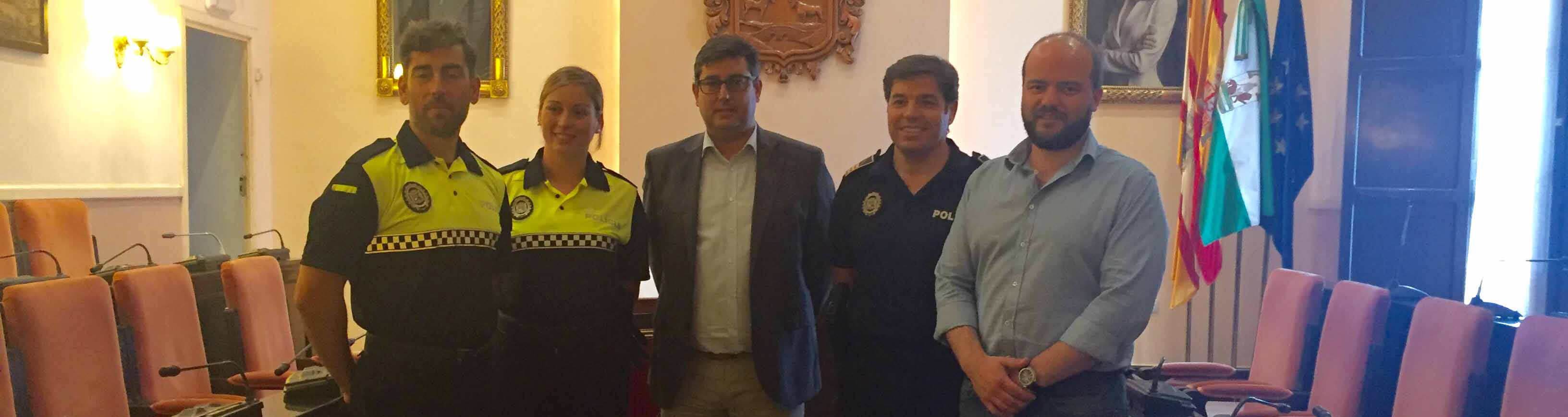 Los nuevos policías que se han incorporado a la plantilla de Utrera