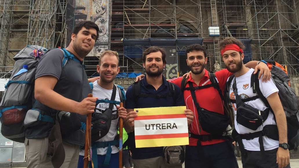 La intensa experiencia de cinco jóvenes utreranos en el Camino de Santiago