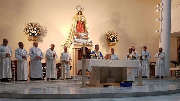 Misa de despedida del sacerdote Blanc Castán