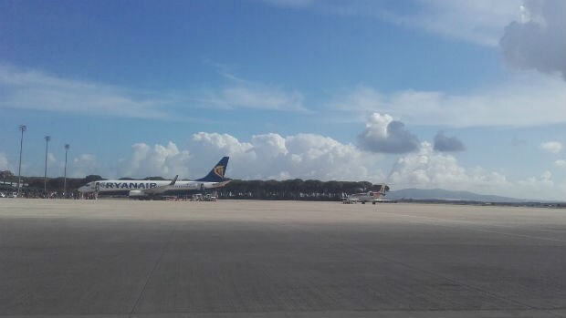 Aviones en el aeropuerto de Jerez (J.P.)