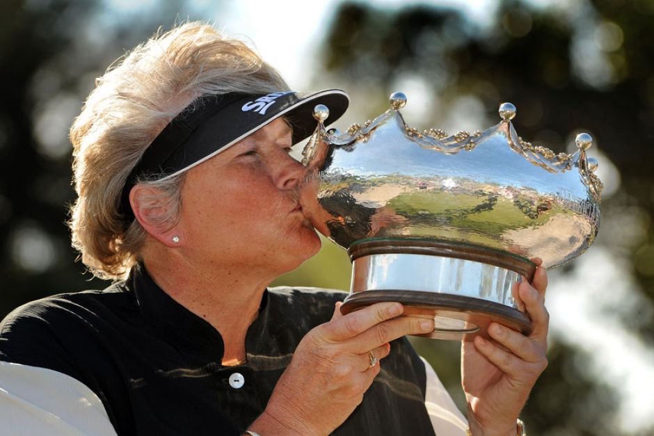 Laura Davies tras una victoria de Australia / ABC