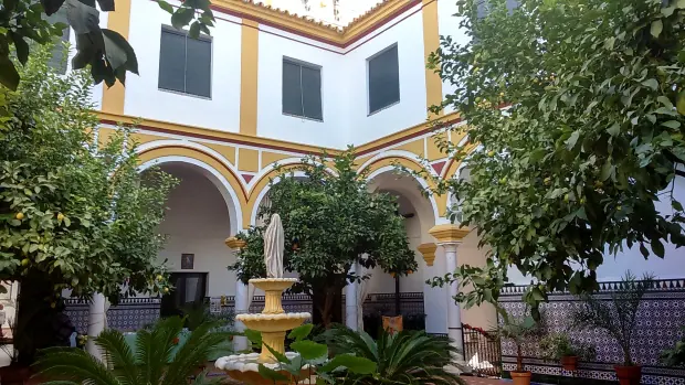 Claustro del convento de las Clarisas de Alcalá