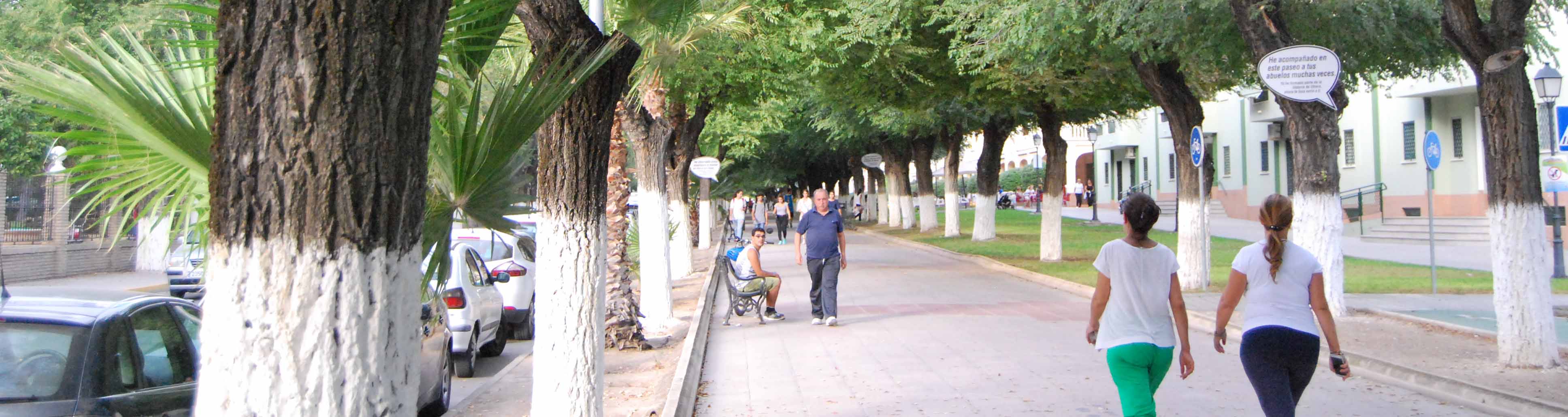 El paseo de Consolación de la localidad de Utrera