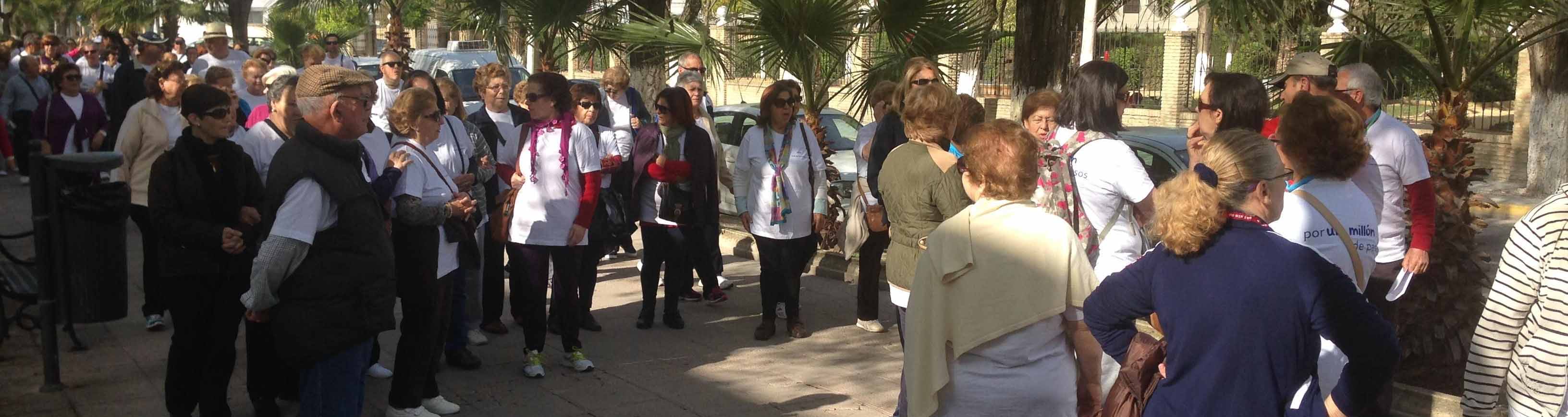 Una de las actividades realizadas por los mayores de Utrera/ G.P.