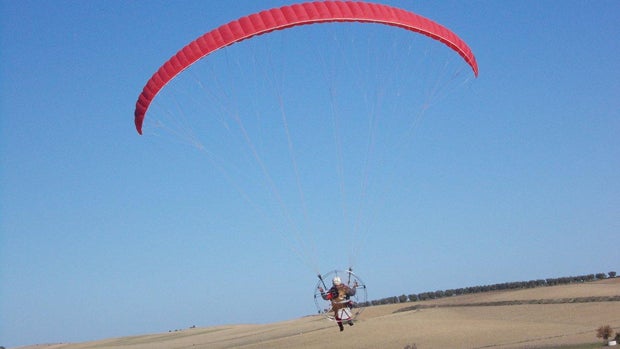 Una de las prácticas de vuelo