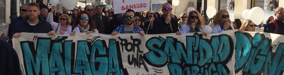 Manifestación del pasado 15 de enero en Málaga con 35.000 personas en la calle