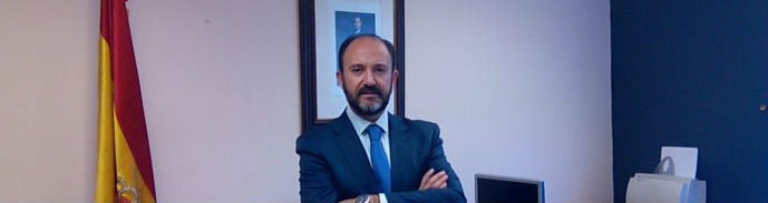 Diego Galiano, en su despacho del Consejo General de Agentes de la Propiedad Inmobiliaria.