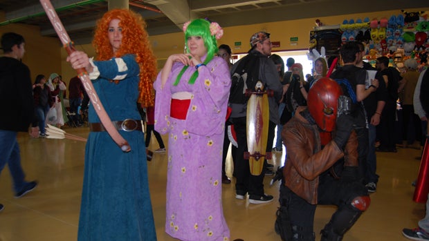 Algunos «cosplayers» en la edición de 2016