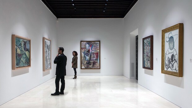 Una de las salas iluminadas de «Pablo Picasso. Nueva Colección»