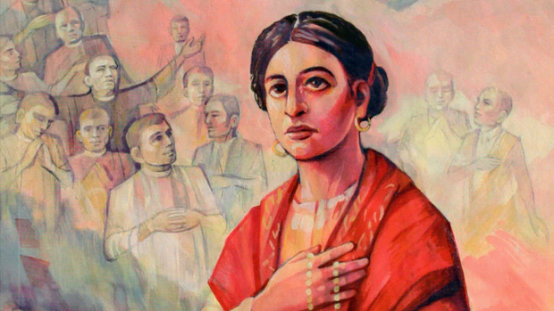 Pintura de la mártir Emilia Fernández