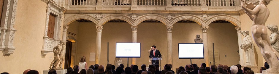 Momento del evento de presentación de Marca Macael